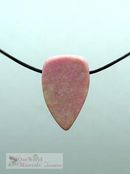 Preview: Freudentränen,  handgeschliffener Thulit Schmuckanhänger (Var.1)